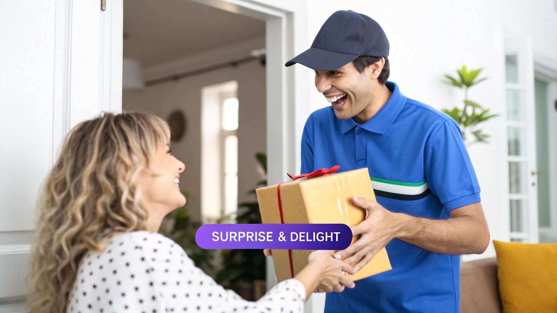 Infographic showing key data about Surprise and Delight Moments