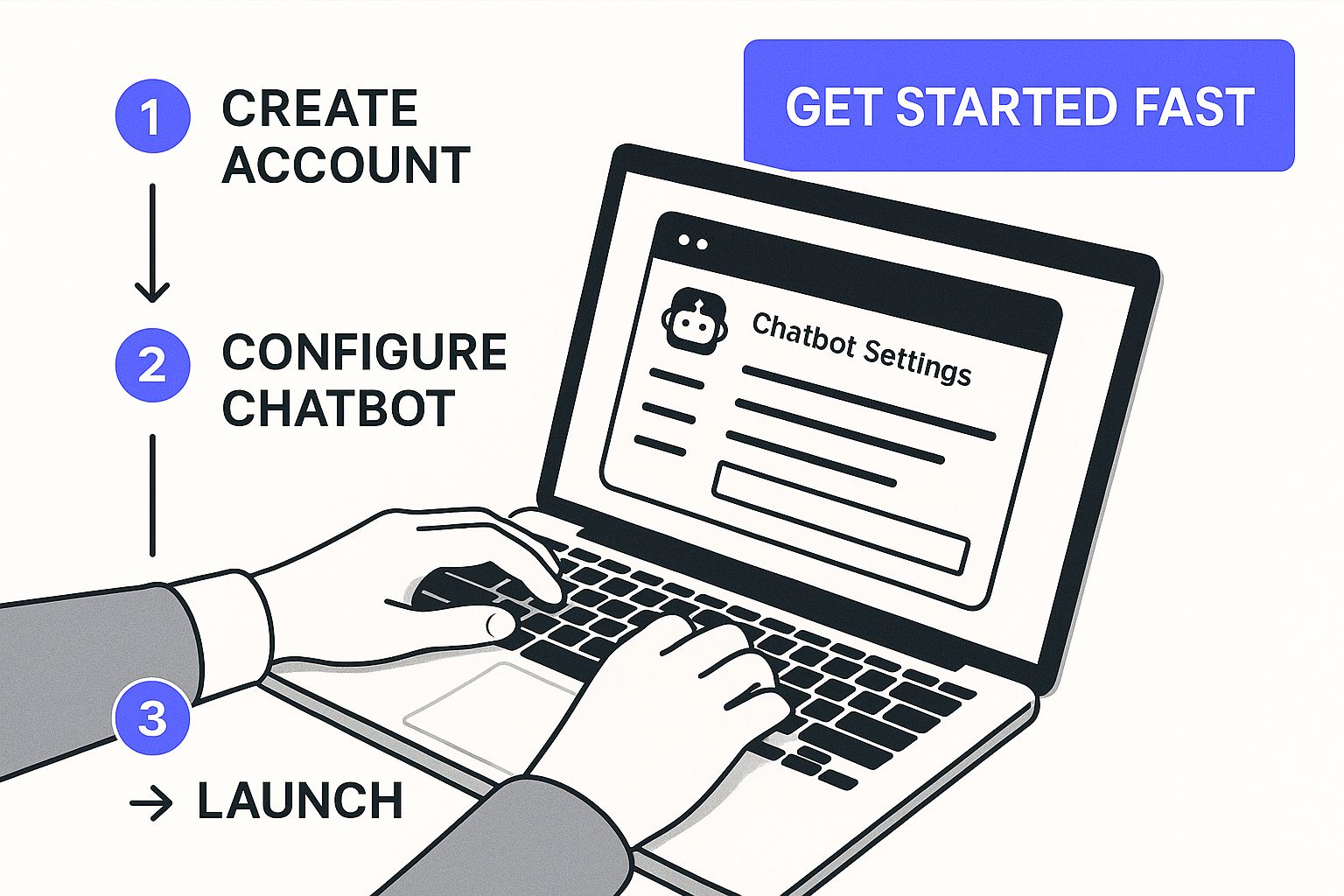 Infographic about chatbots for lead generation