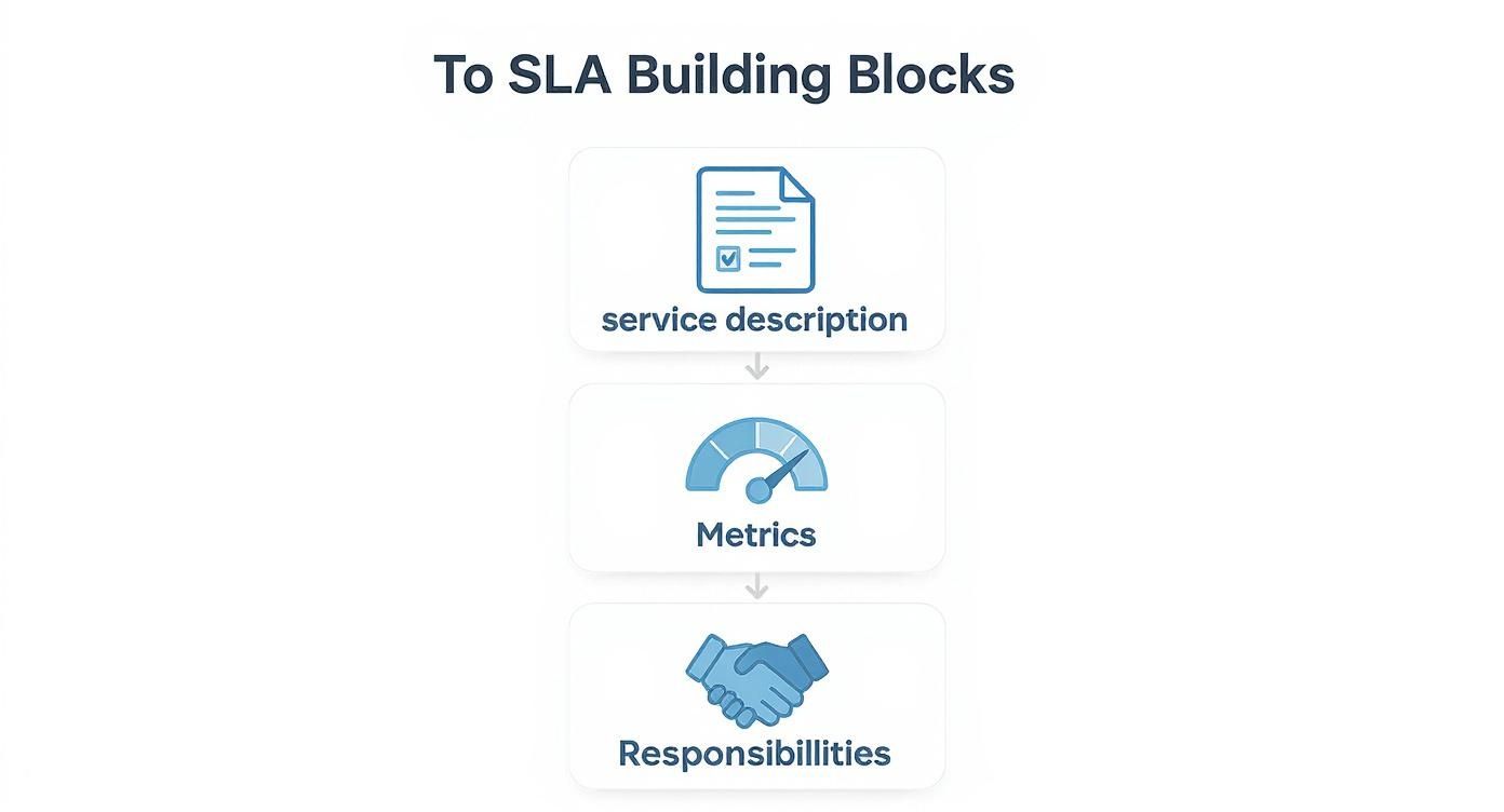 Infographic about what are service level agreements