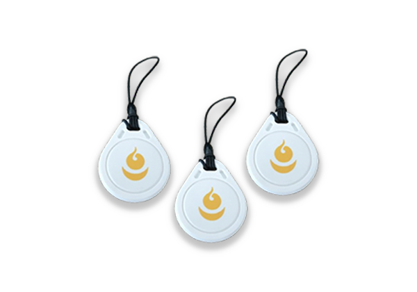 Guru App NFC tag designed for easy scanning and connection with the Guru App edge device.