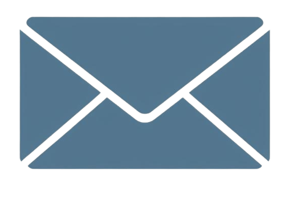 blue envelope representing email