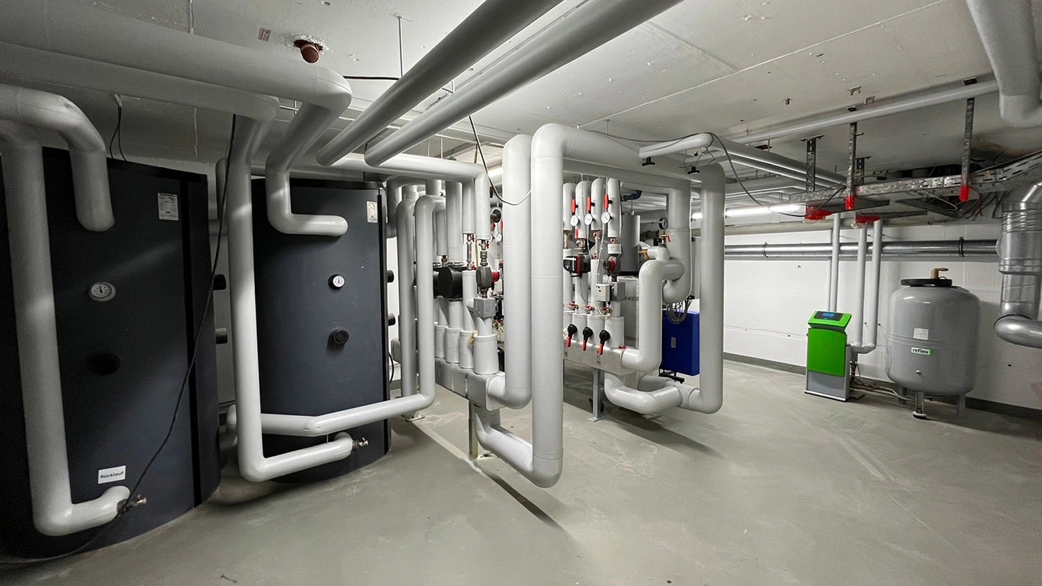 Erneuerte technische Gebäudeausrüstung nach dem Hochwasserschaden