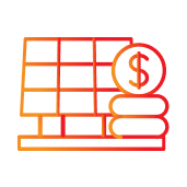 Ícone painel solar com rendimento Veins