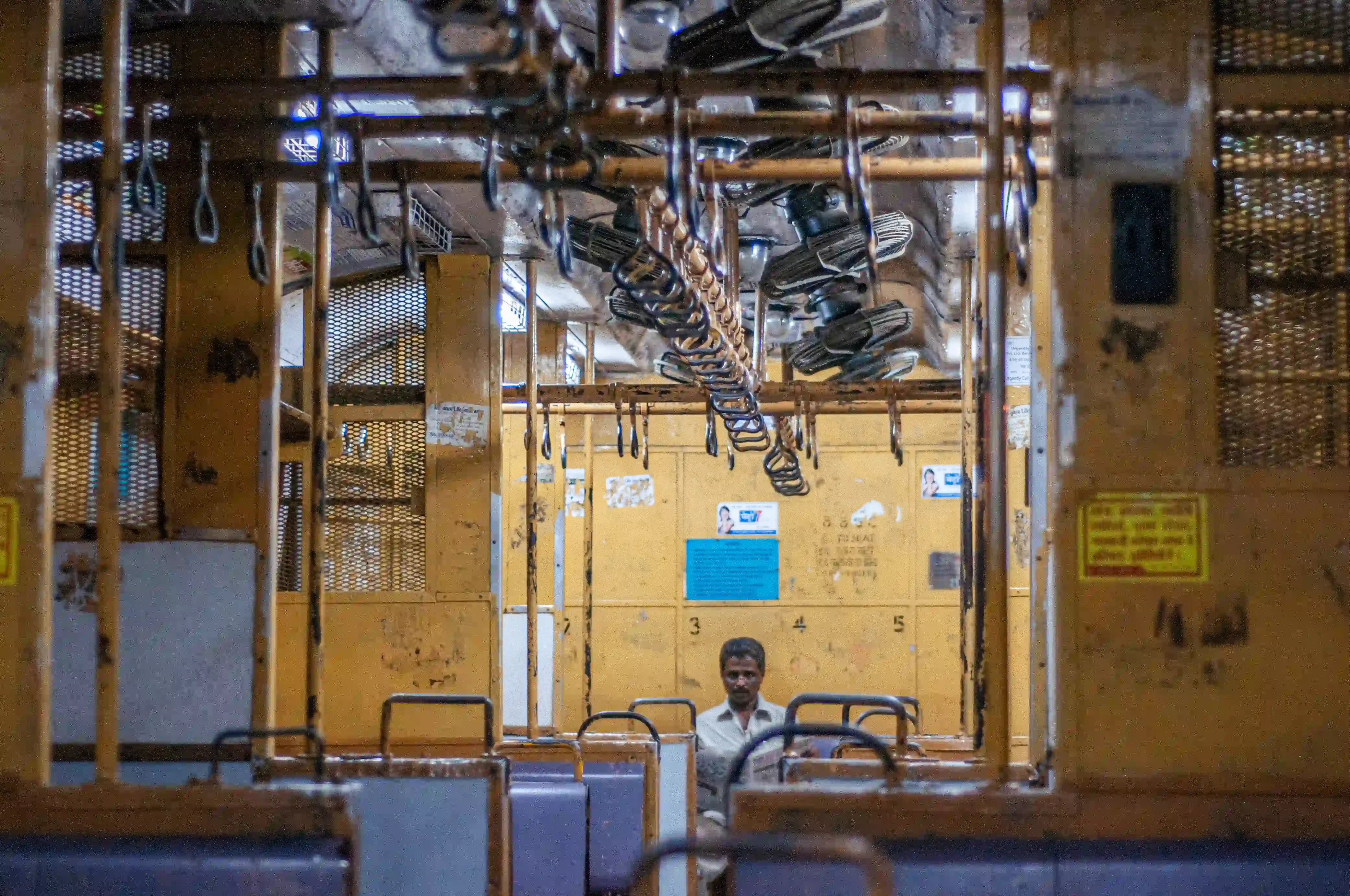 Mann in Indischem Zug