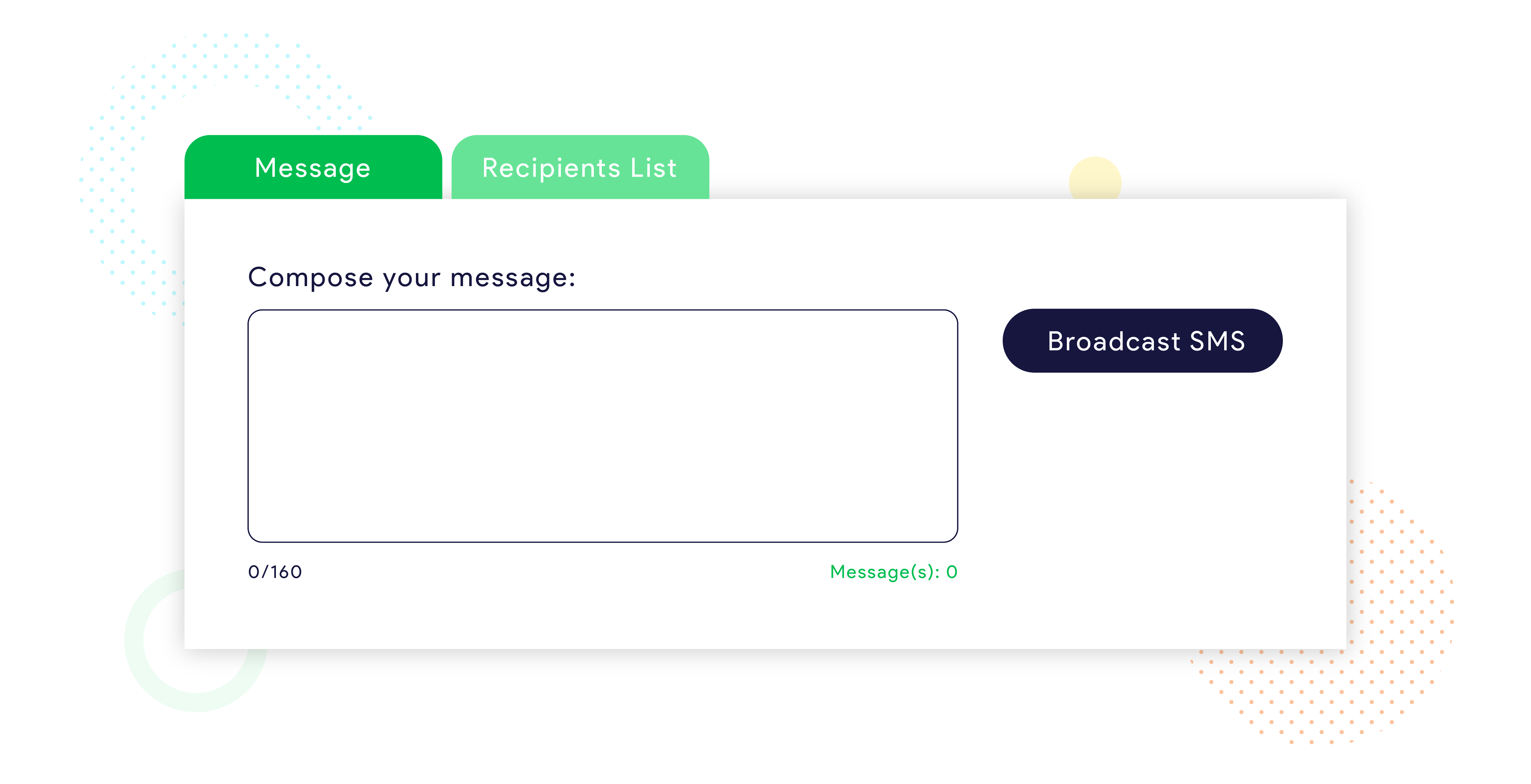 broadcast sms
