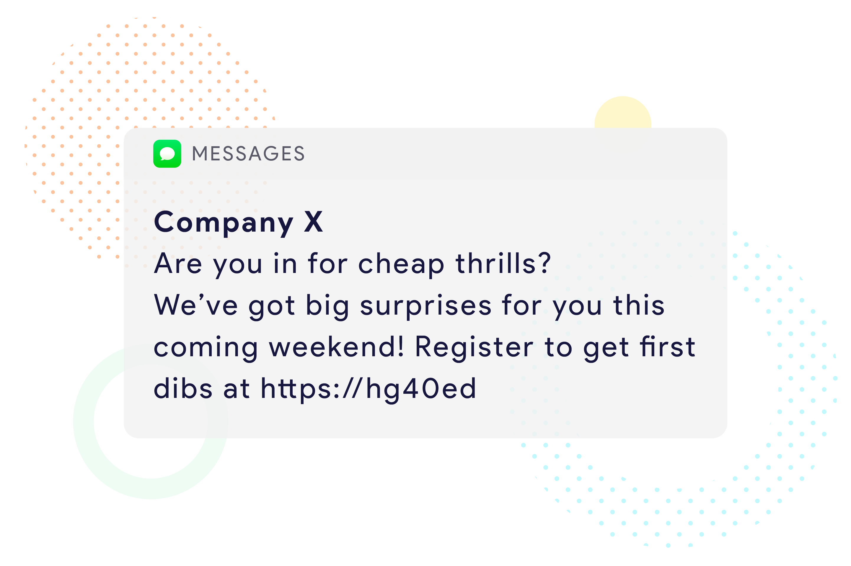 personalized business sms