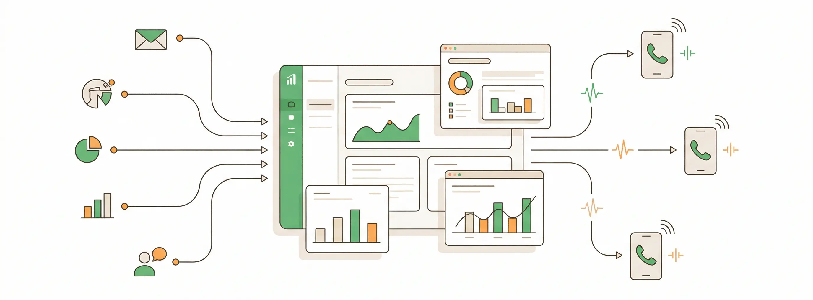 "AI system instantly responding to multiple incoming real estate leads with automated call connections"