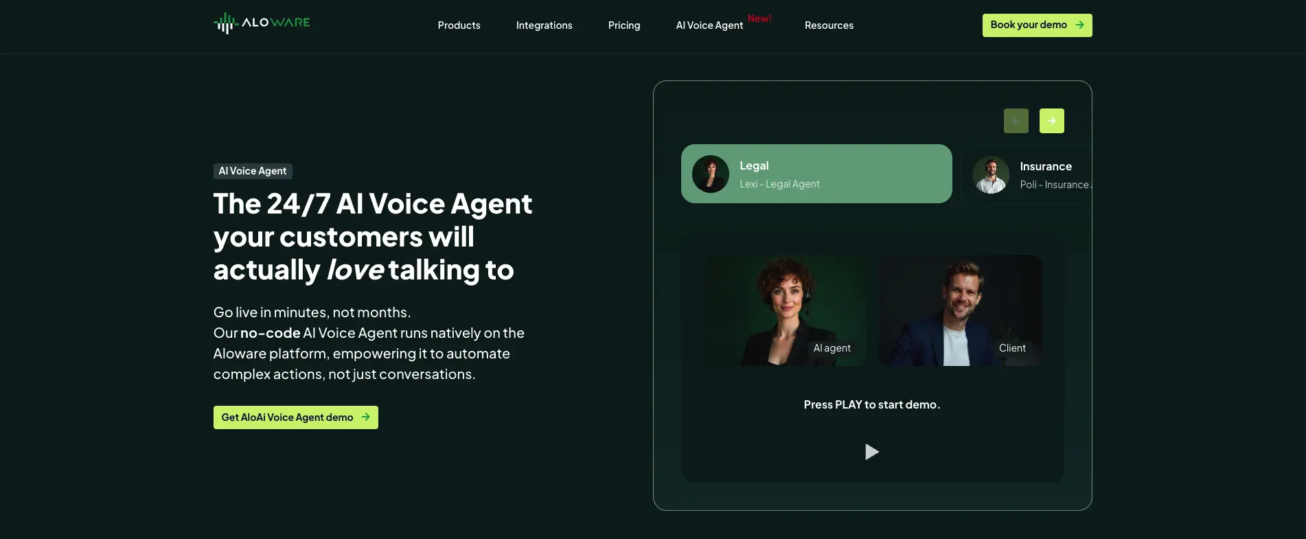 Aloware AloAi Voice Agent