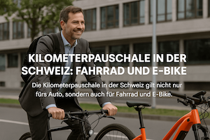 Kilometerpauschale in der Schweiz: Fahrrad und E-Bike richtig abrechnen