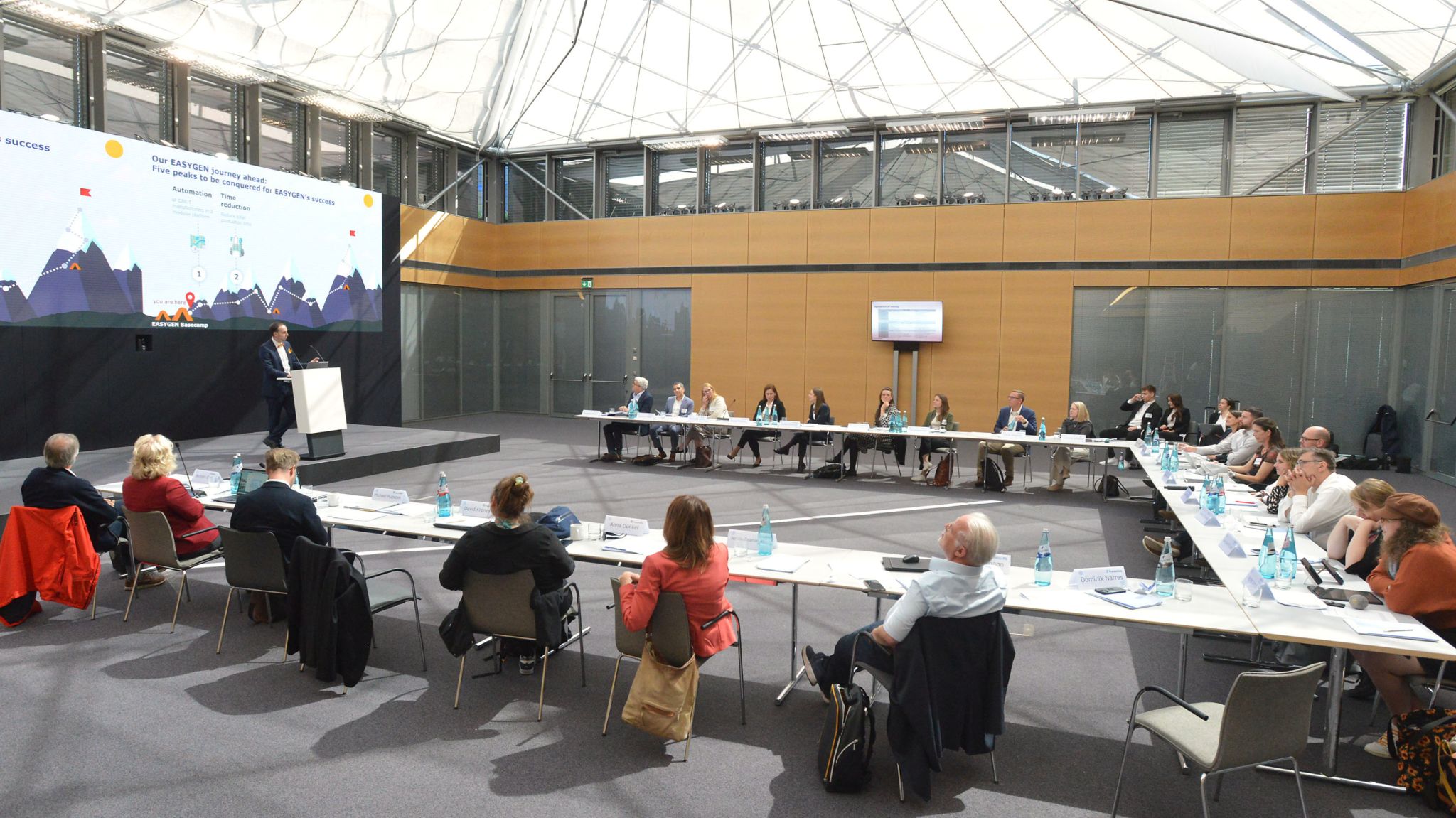 The EASYGEN consortium discussing their journey ahead