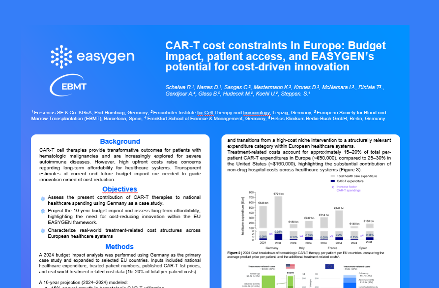 EASYGEN’s potential for cost-driven innovation