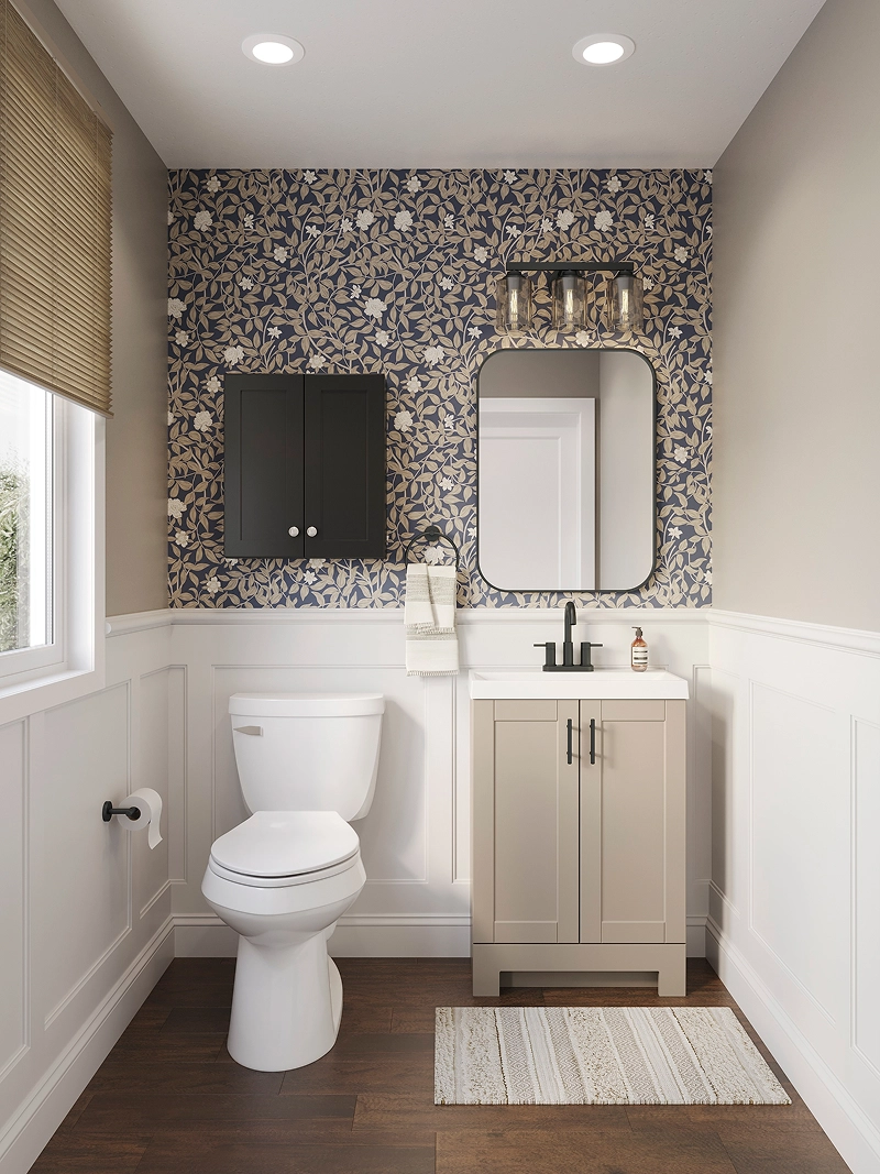 Alec 18” Cream Vanity with Top