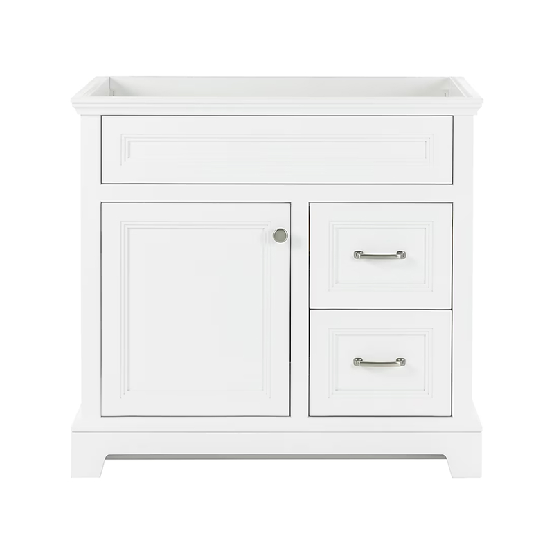 Merrill 36" True White Vanity without Top