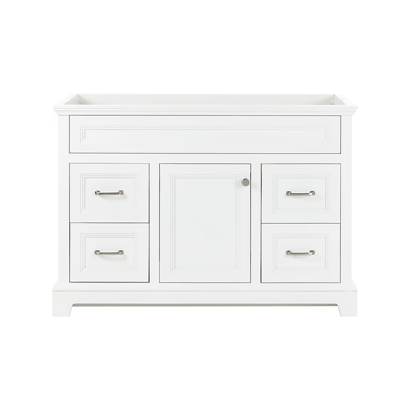 Merrill 48" True White Vanity without Top