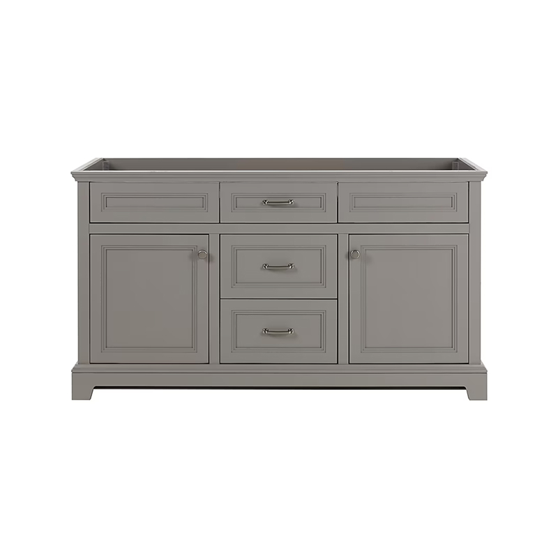 Merrill 60" Light Gray Vanity without Top