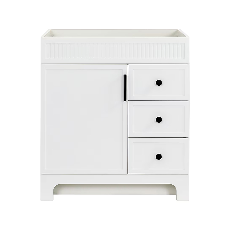 Leo 30" True White Vanity without Top