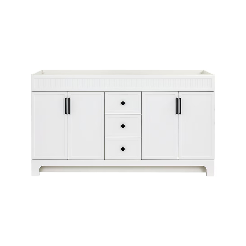Leo 60" True White Vanity without Top