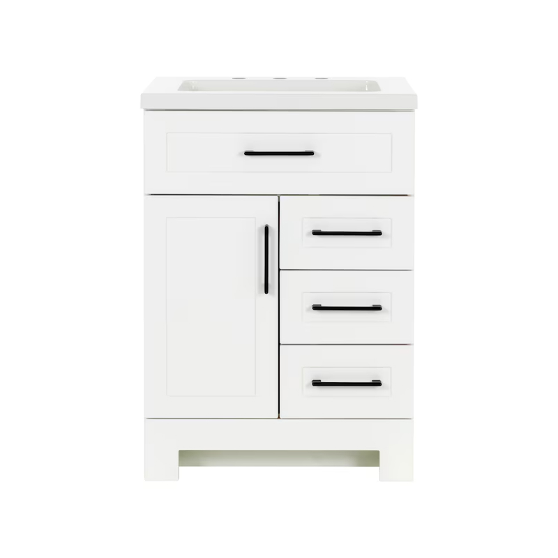 Cauley 24" True White Vanity with Top