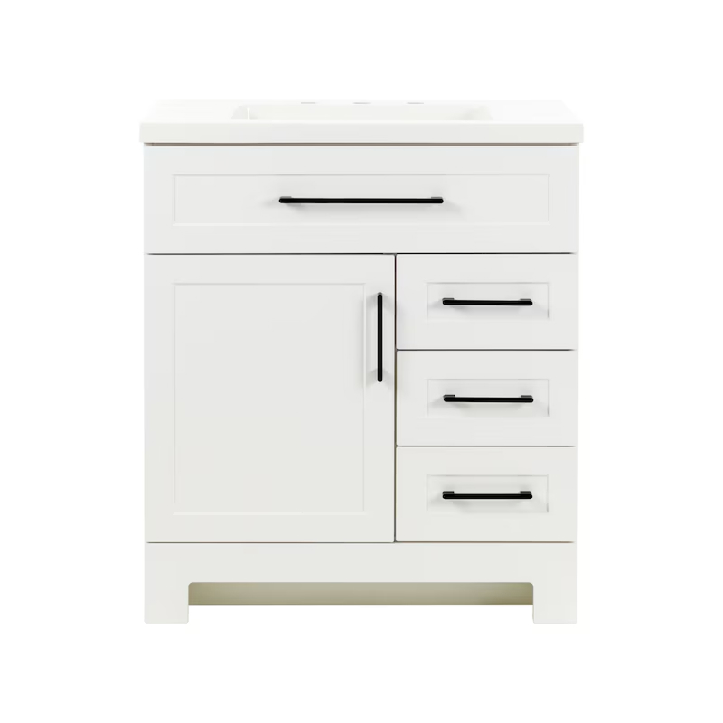Cauley 30" True White Vanity with Top