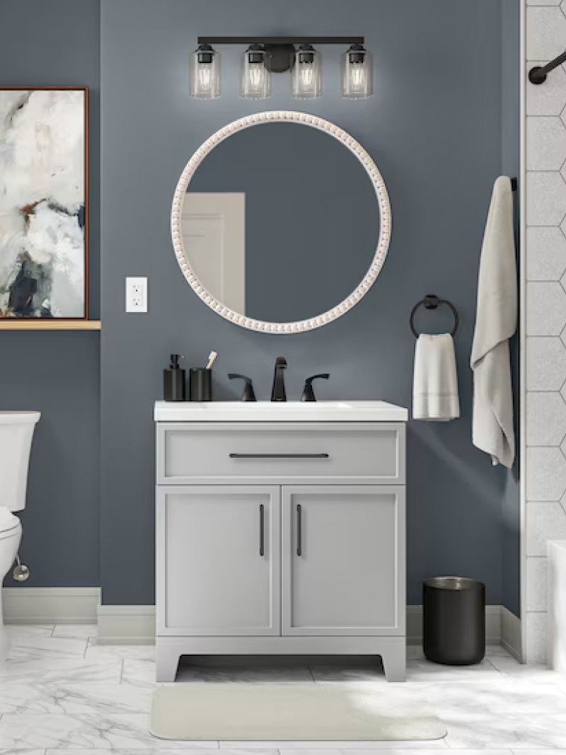 Potter 30" Light Gray Vanity with Top
