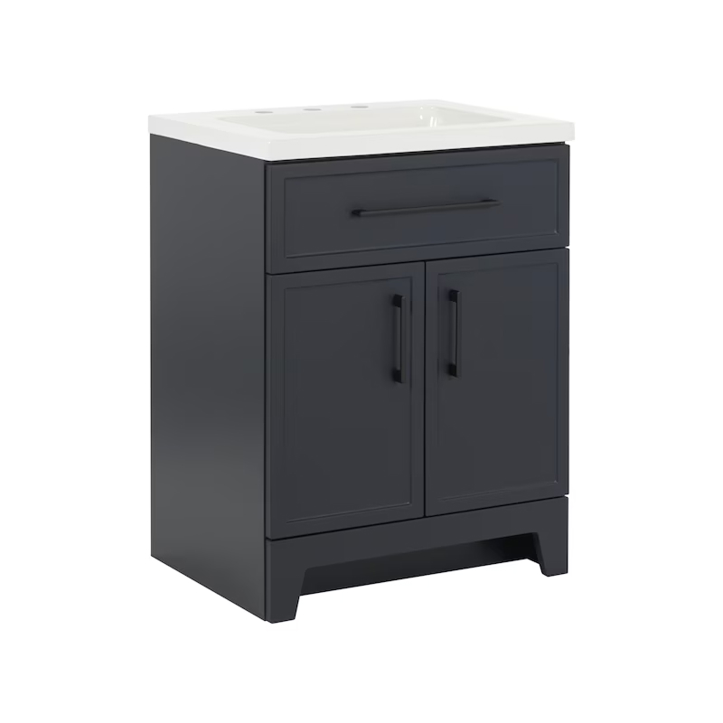 Potter 24" Navy Blue Vanity with Top