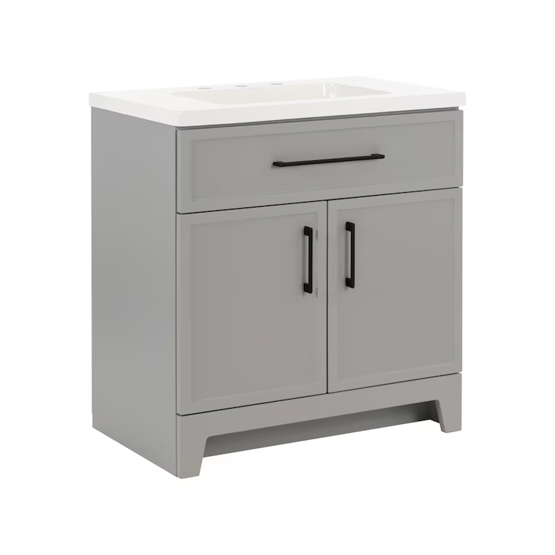 Potter 30" Light Gray Vanity with Top
