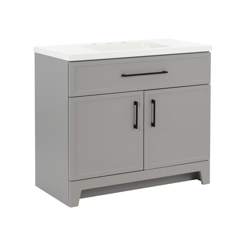 Potter 36" Light Gray Vanity with Top
