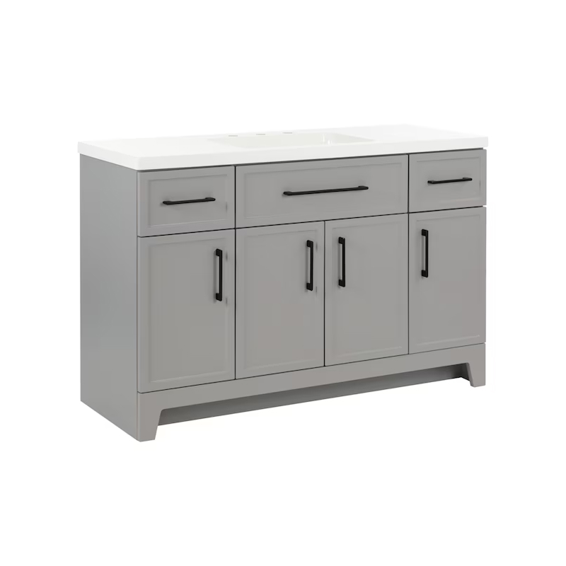 Potter 48" Light Gray Vanity with Top