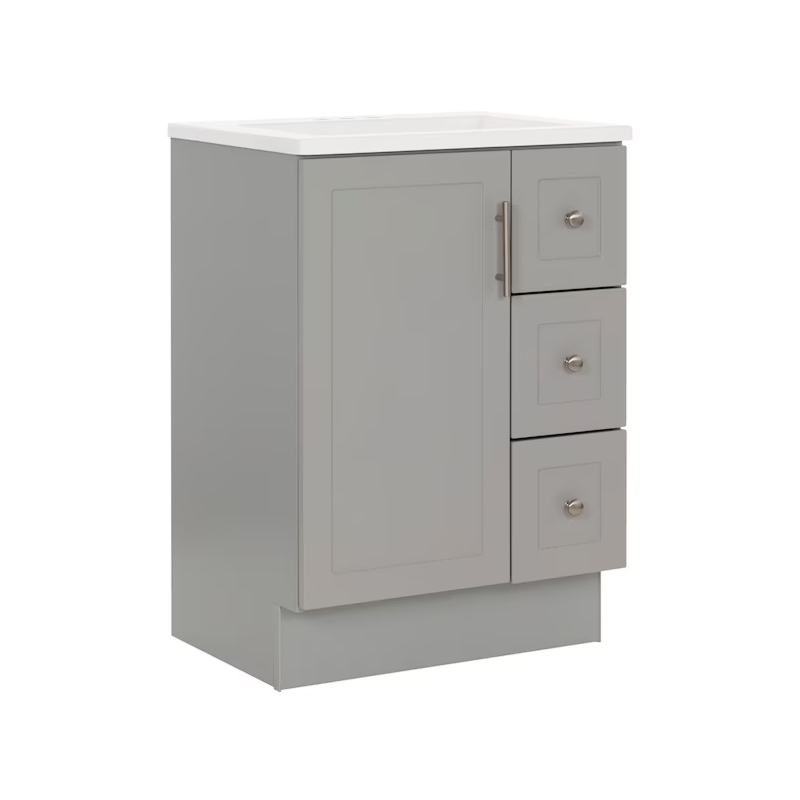 Davies 24" Light Gray Vanity with Top