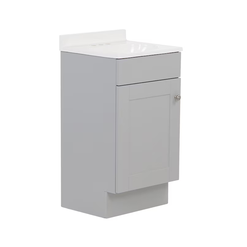 Dover 18" Light Gray Vanity with Top