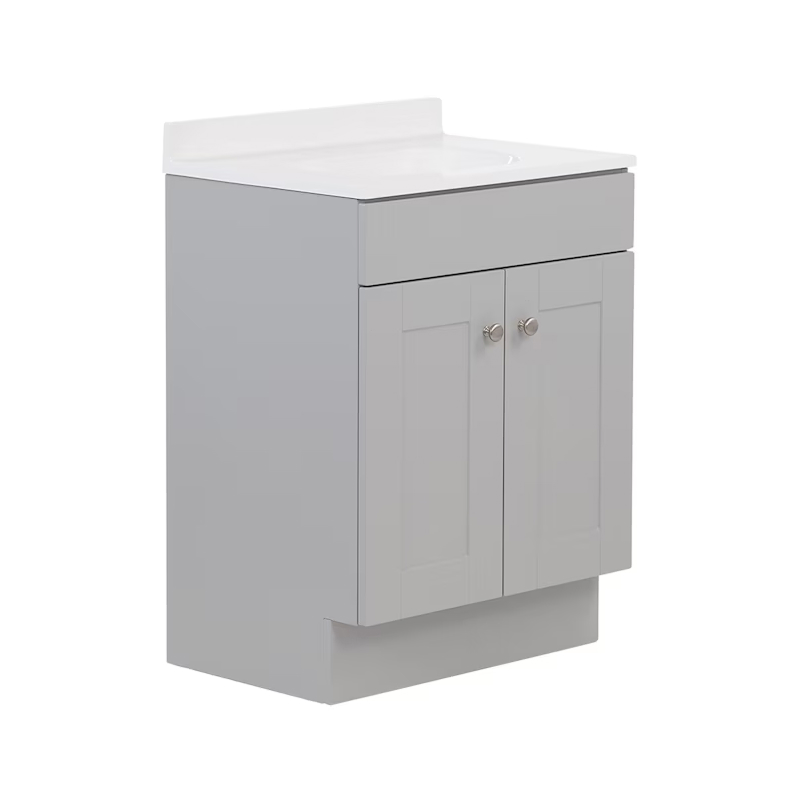 Dover 24" Light Gray Vanity with Top