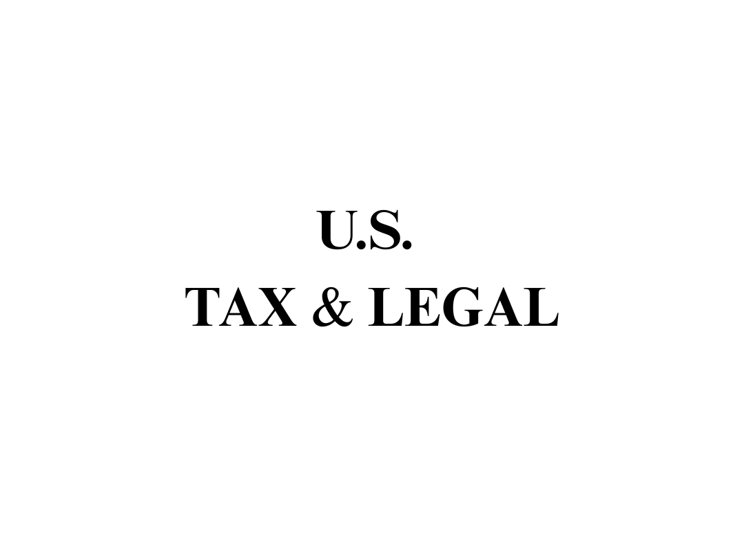 U.S. Tax & Legal