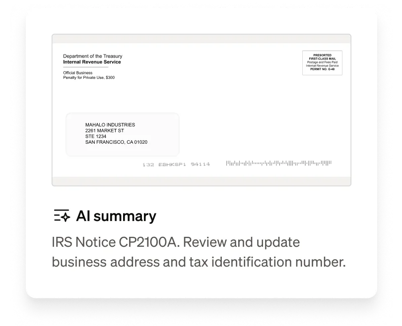 Stable platform showing pre-filled business information form for USPS change of address submission