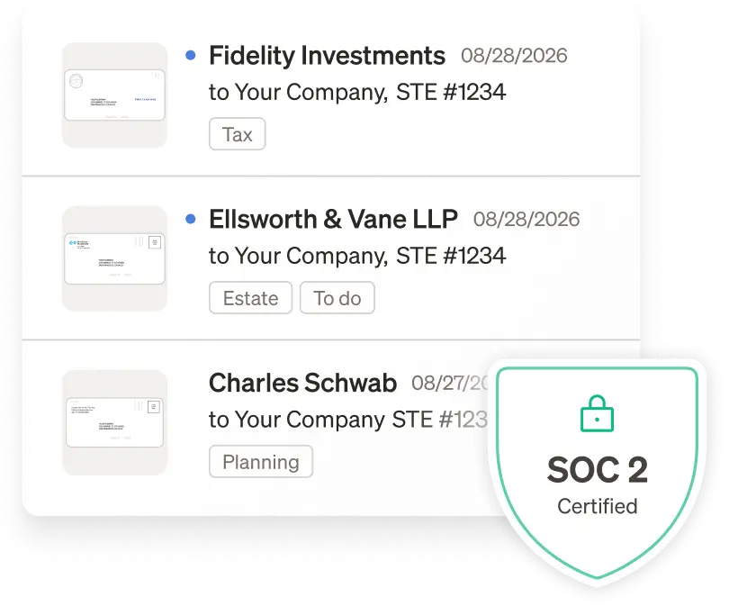 Stable dashboard showing IRS Form 8822-B ready to send with step-by-step progress tracking at 15% complete