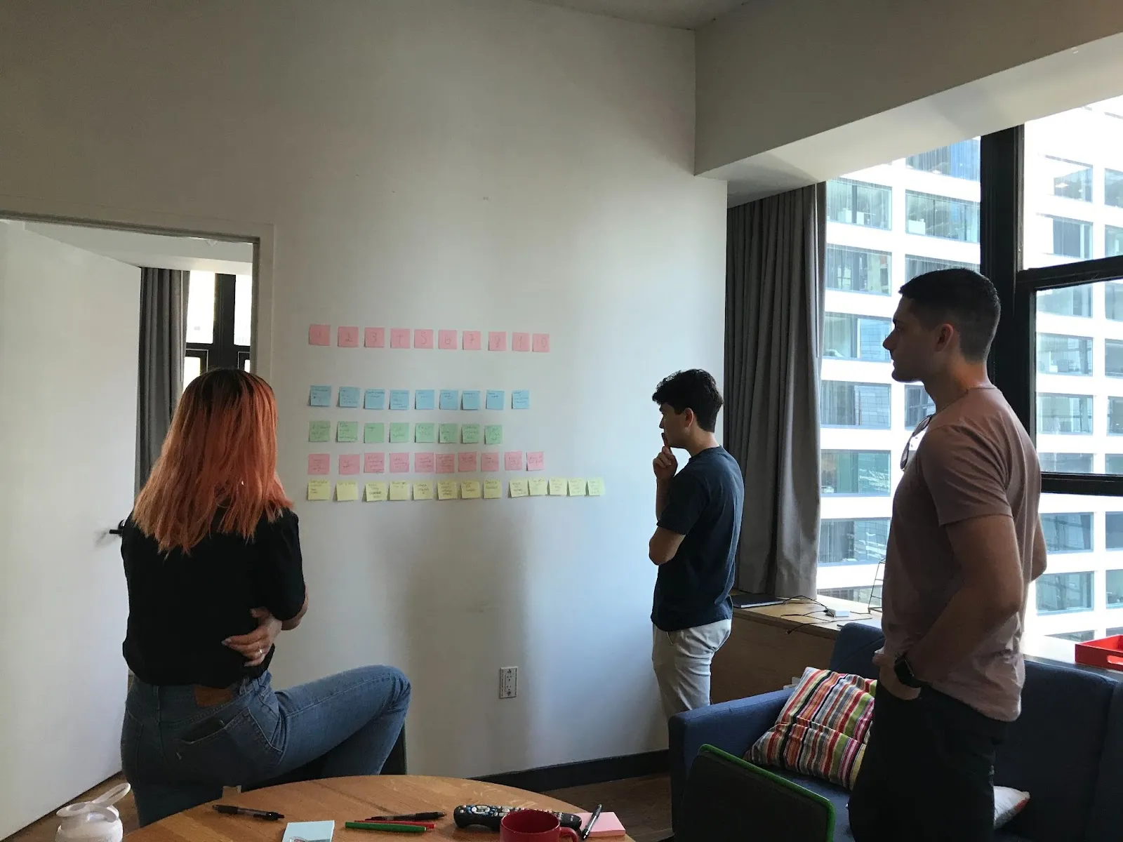 A brainstorming session at our first retreat in NYC