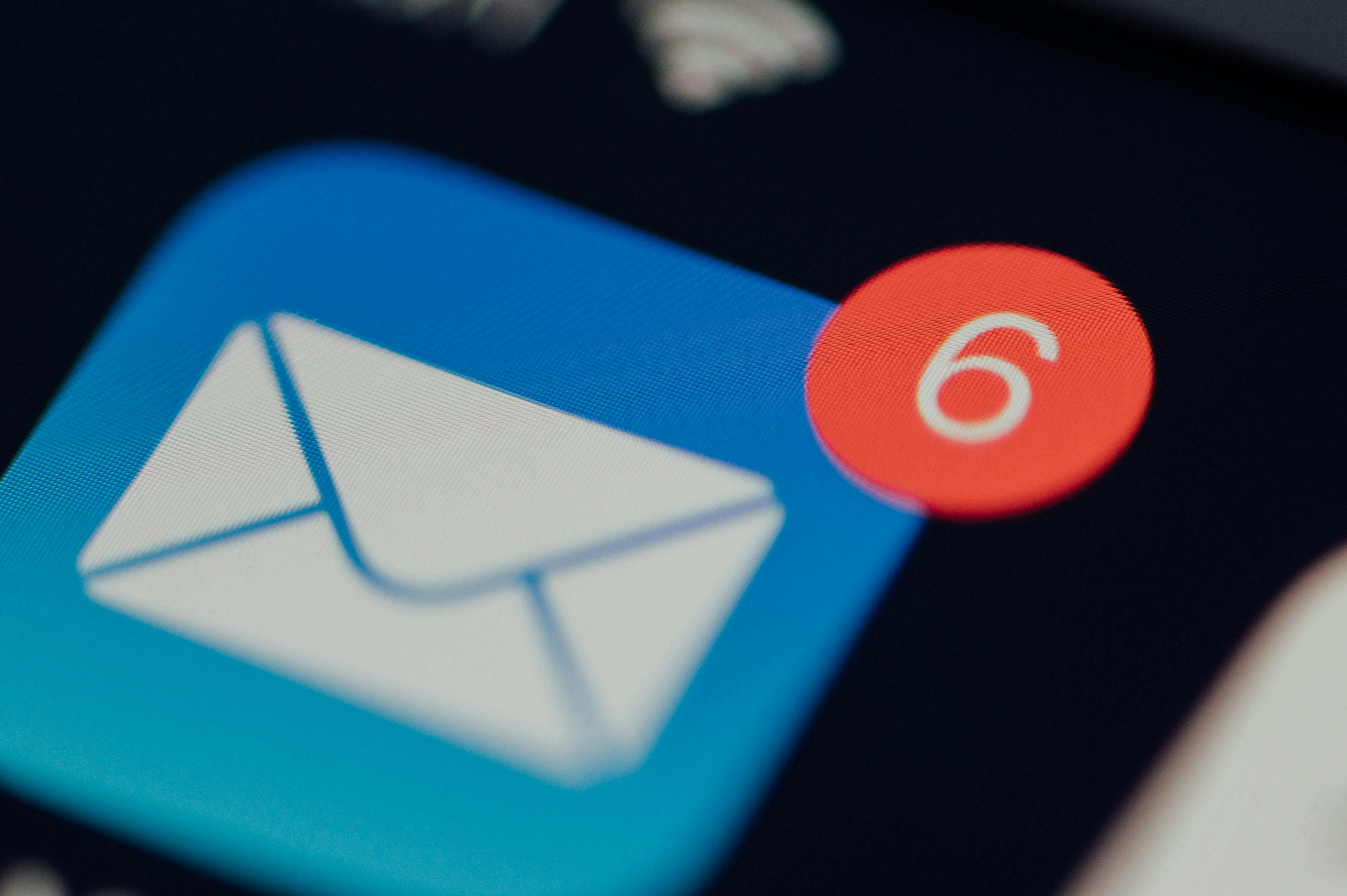 A digital mailbox on a screen.
