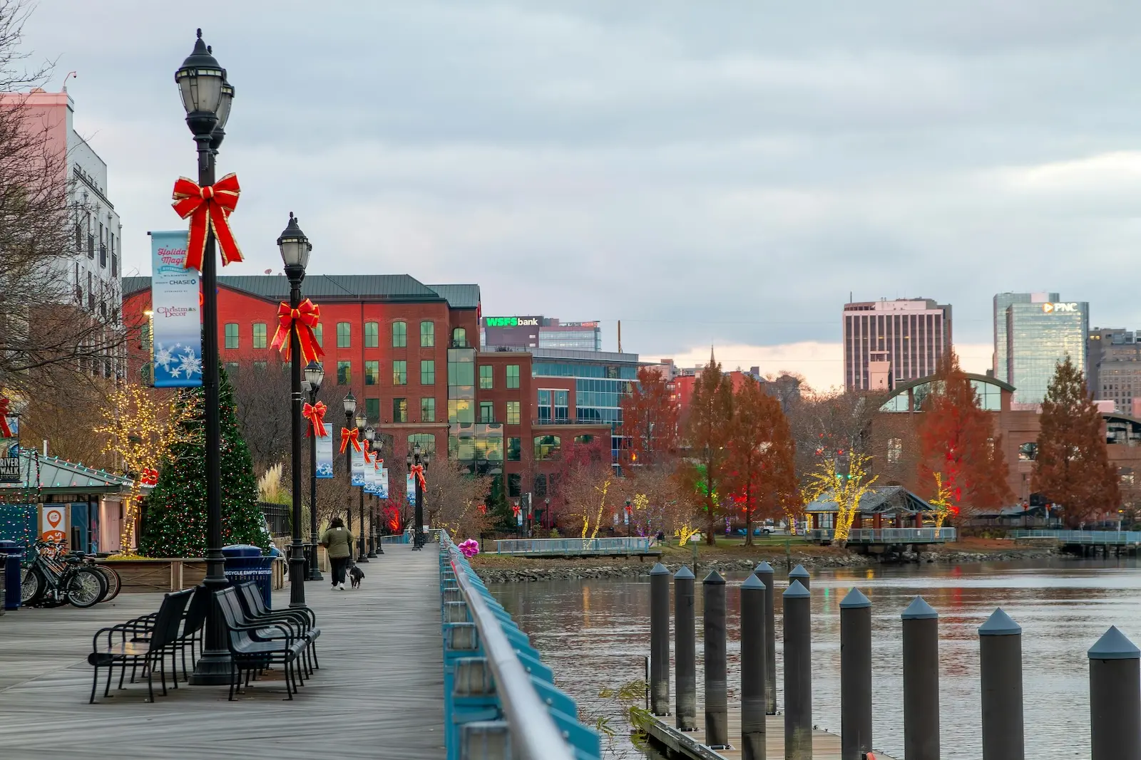Wilmington, Delaware downtown riverwalk — the business hub at the heart of Delaware's LLC-friendly legal and commercial landscape