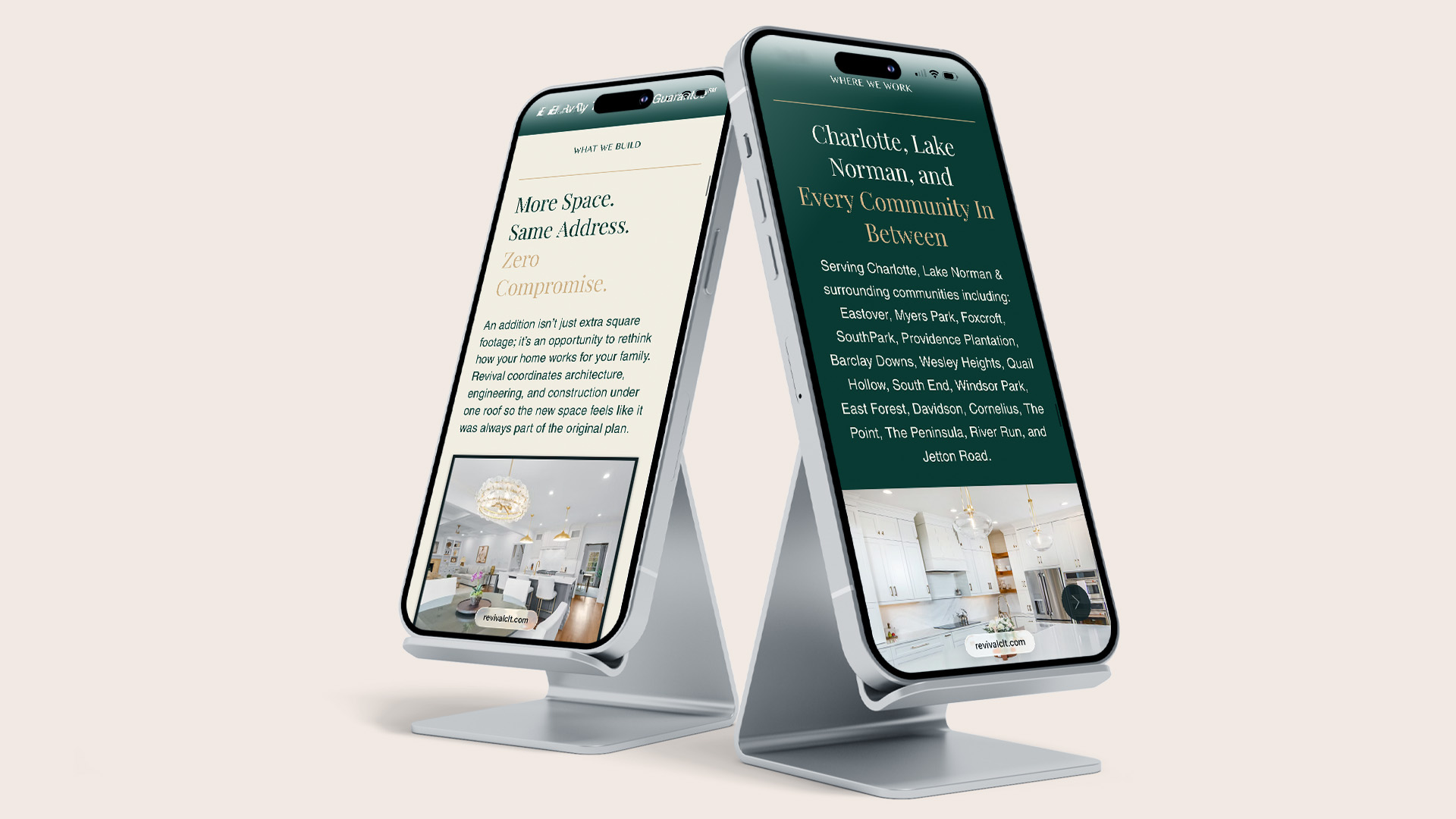 Brand website page