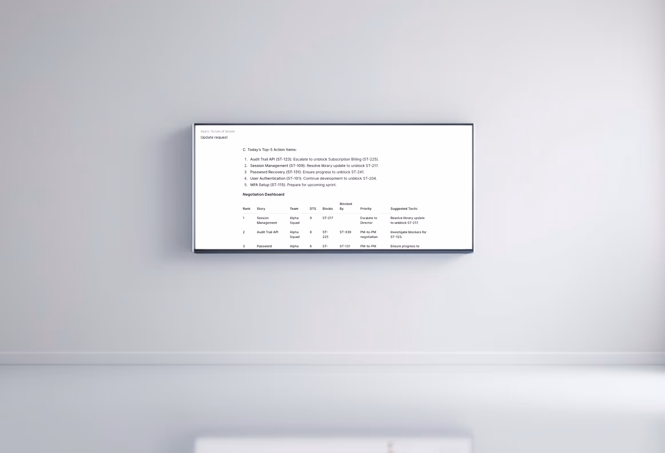 image of digital display with transit schedule for a public transportation company