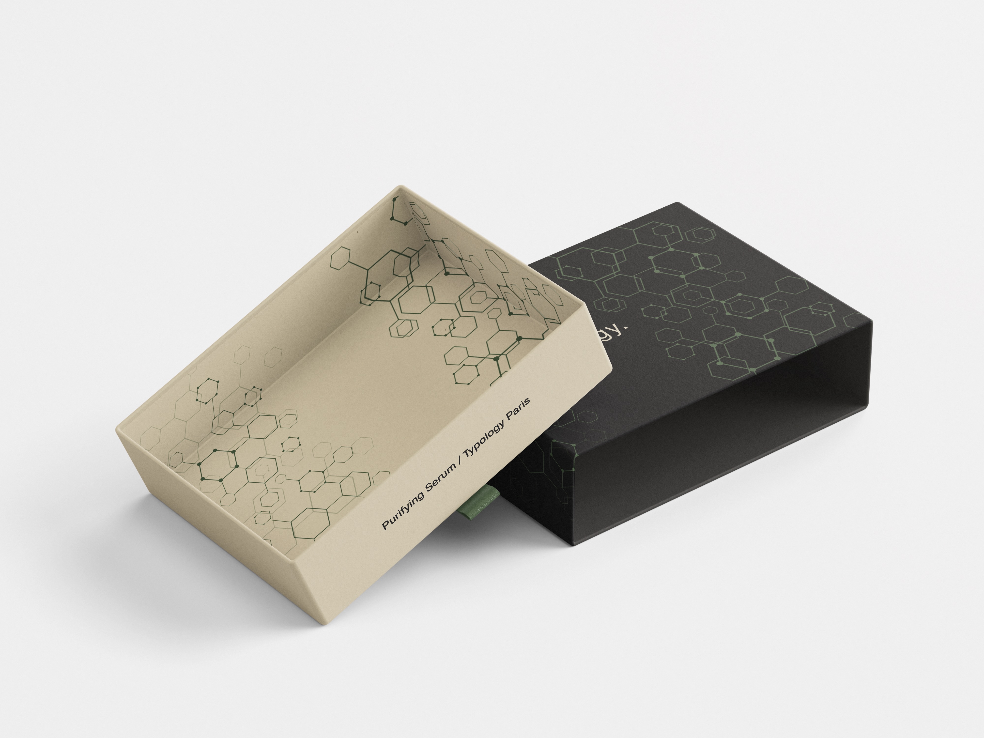 Packaging esterno, con illustrazione - drawer box sostenibile - illustrazione sia interna che esterna