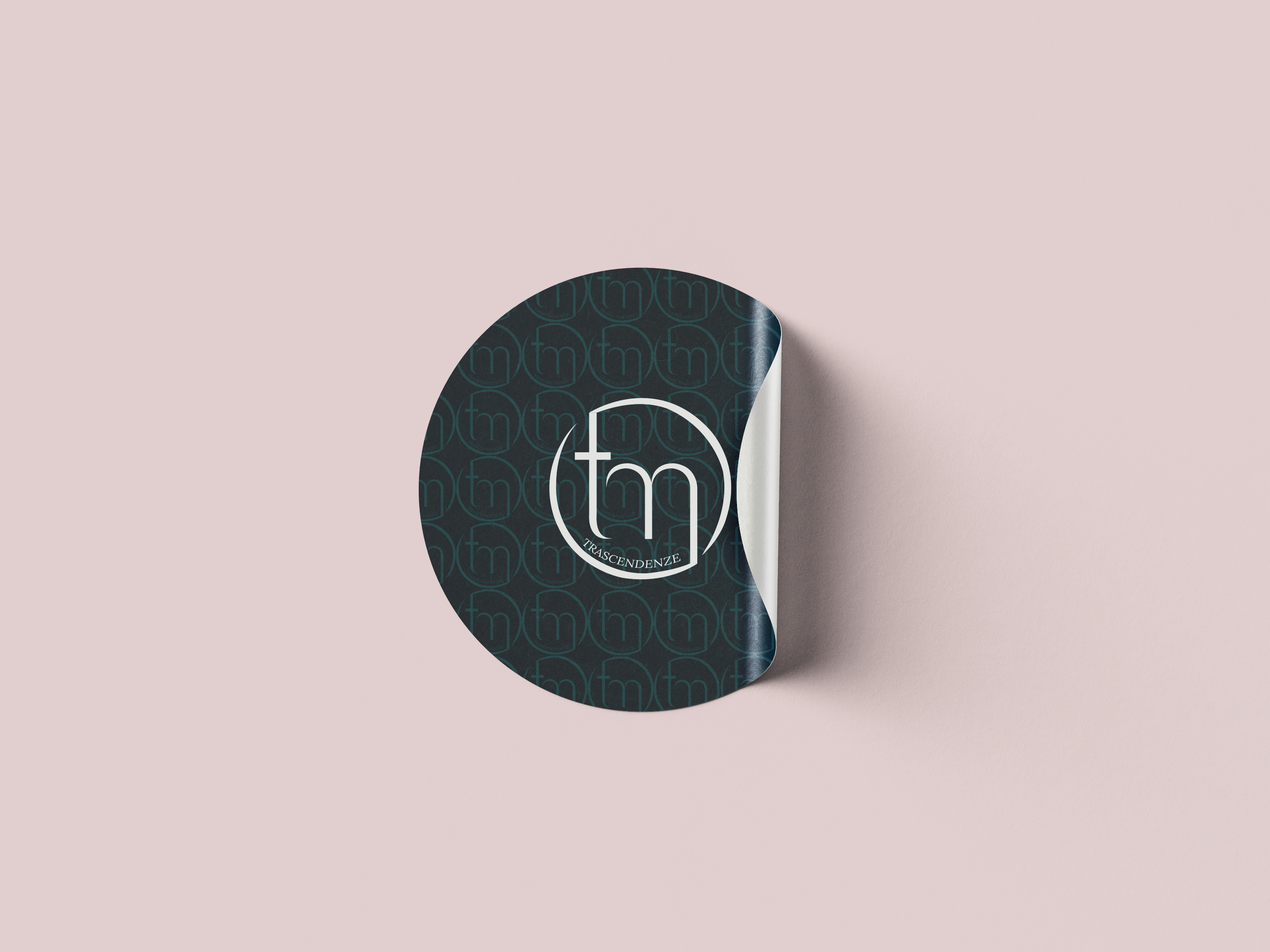 Mockup design sticker
