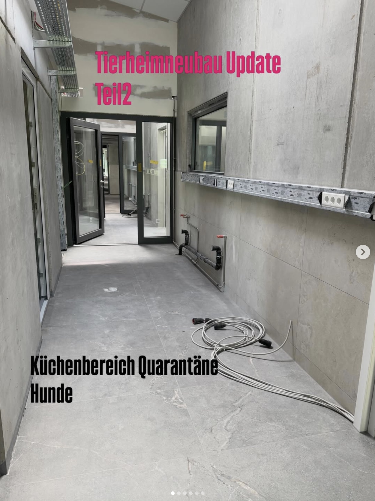Social Media Beitrag: Neubau-Update Teil 2