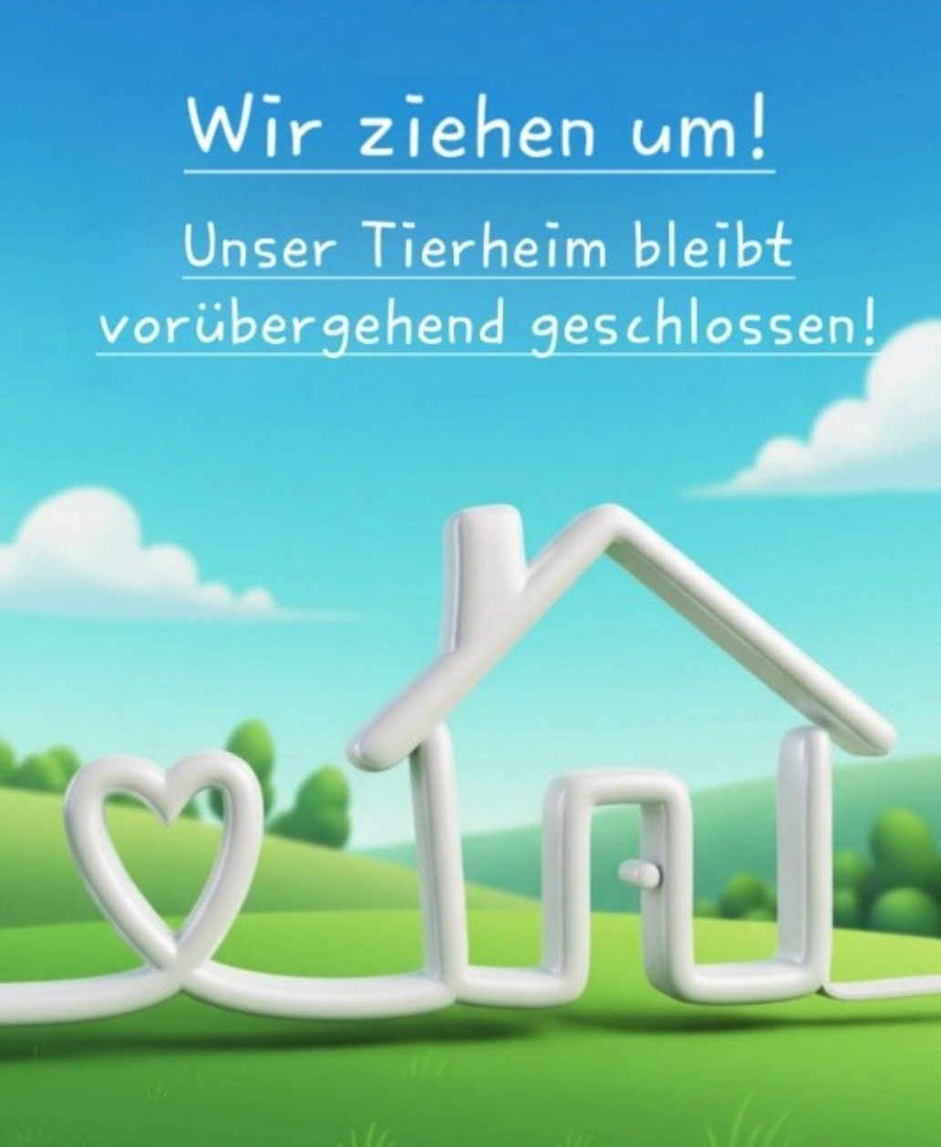 Social Media Beitrag: Vorübergehend geschlossen