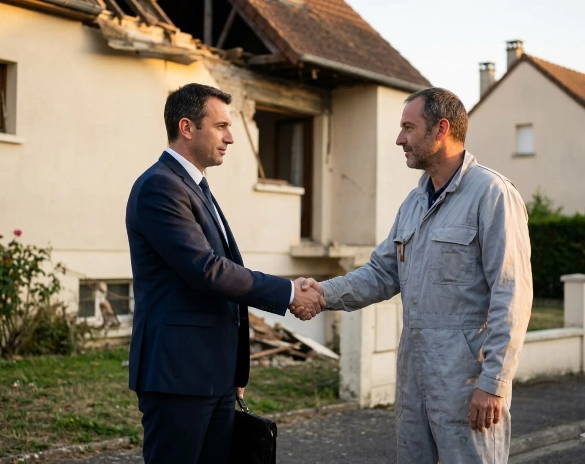 Expert assurance et diagnostiqueur sur site post-sinistre