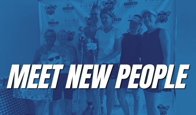 Meet new people at Gretzky Pickleball Club