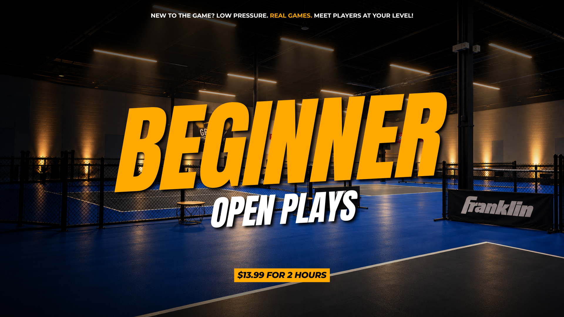 Beginner Open Play at Gretzky Pickleball Club