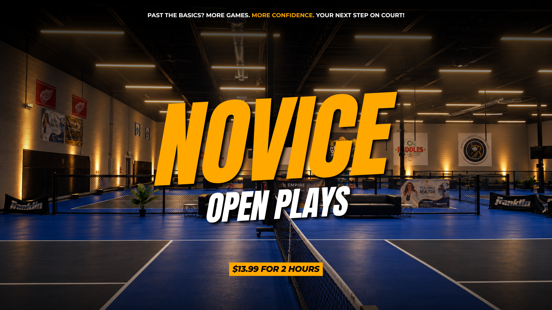 Novice Open Play at Gretzky Pickleball Club