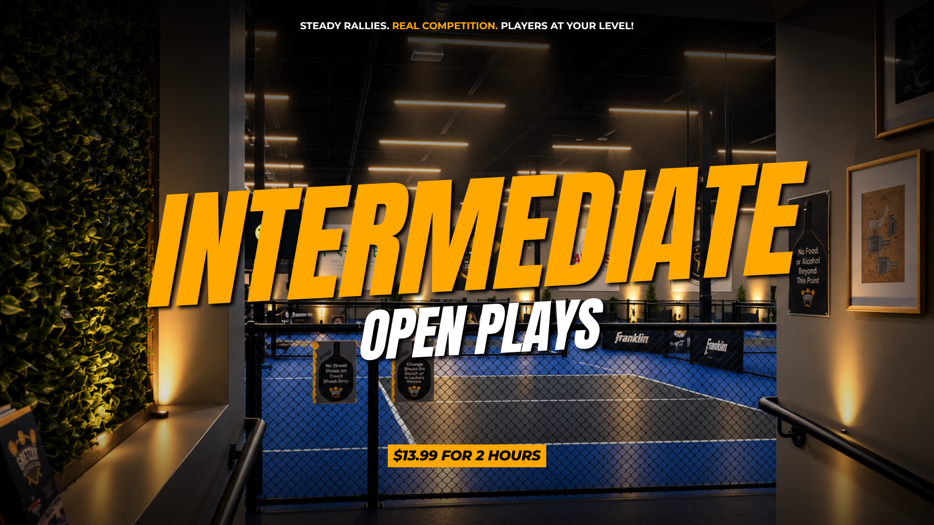 Intermediate Open Play at Gretzky Pickleball Club