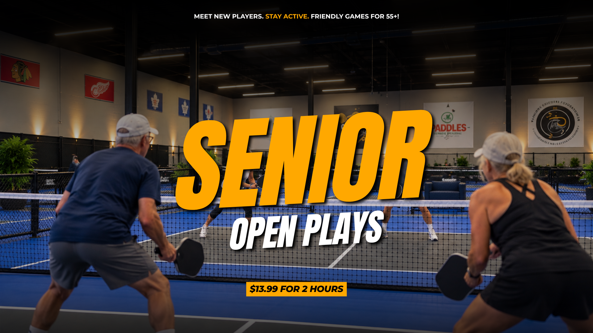 Senior Open Play at Gretzky Pickleball Club