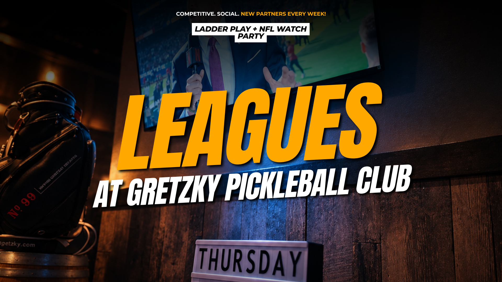 Pickleball leagues at Gretzky Pickleball Club in Hamilton